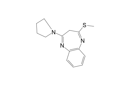 2-(methylthio)-4-(1-pyrrolidinyl)-3H-1,5-benzodiazepine