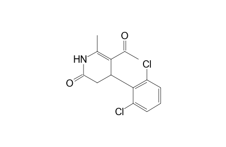 5-acetyl-4-(2,6-dichlorophenyl)-6-methyl-3,4-dihydropyridin-2(1H)-one