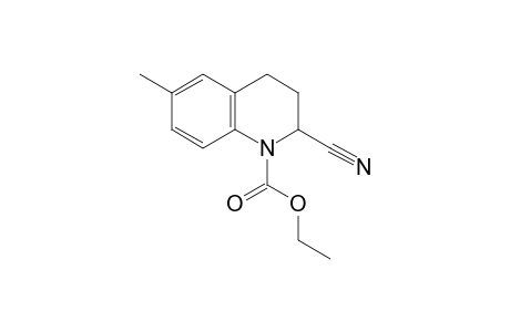 2-cyano-3,4-dihydro-6-methyl-1(2H)-quinolinecarboxylic acid, ethyl ester