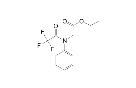 N-Trifluoroacetyl-N-phenylglycine, ethyl ester