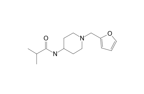 1-(2-Furanylmethyl)-4-piperidinamine, N-(2-methylpropionyl)-