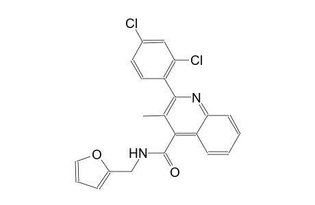 4-quinolinecarboxamide, 2-(2,4-dichlorophenyl)-N-(2-furanylmethyl)-3-methyl-