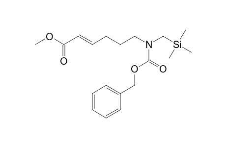 Methyl 6-[N-Benzyloxycarbonyl)-N-[(trimethylsilyl)methyl]amino]hex-2-enoate