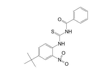 1-benzoyl-3-(4-tert-butyl-2-nitrophenyl)-2-thiourea
