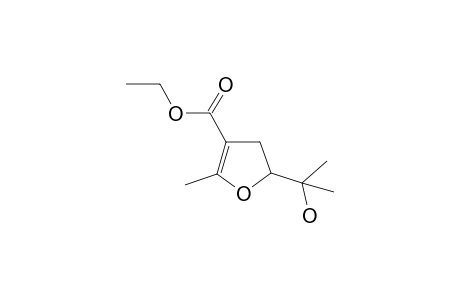 Ethyl 4,5-dihydro-5-(1-hydroxy-1-methylethyl)-2-methylfuran-3-carboxylate