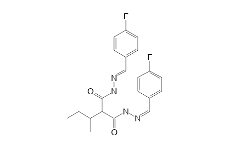 N,N'-bis(p-Fluorophenylidene)-mono-(1-methylpropyl)-malonyl-hydrazide