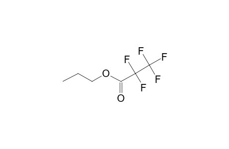 Pentafluoropropionic acid, propyl ester