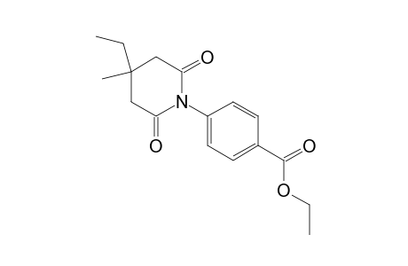p-(3-ethyl-3-methylglutarimido)benzoic acid, ethyl ester
