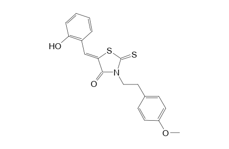 (5Z)-5-(2-hydroxybenzylidene)-3-[2-(4-methoxyphenyl)ethyl]-2-thioxo-1,3-thiazolidin-4-one