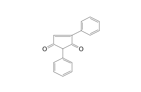 4-Cyclopentene-1,3-dione, 2,4-diphenyl-