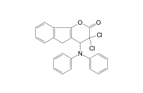 3,3-dichloro-3,4-dihydro-4-(diphenylamino)indeno[1,2-b]pyran-2-one