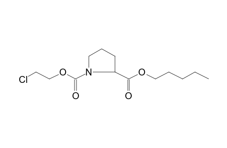 D-Proline, N-(2-chloroethoxycarbonyl)-, pentyl ester