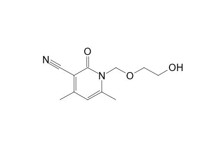 4,6-DIMETHYL-1-(2-HYDROXYETHOXYMETHYL)-2-OXO-1,2-DIHYDROPYRIDINE-3-CARBONITRILE