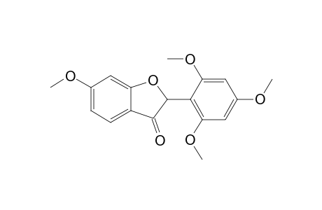 6-METHOXY-2-(2,4,6-TRIMETHOXYPHENYL)-BENZOFURAN-3(2H)-ONE;ISOMER-#1