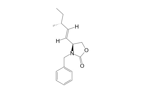 (5S,3'S)-(E)-3-BENZYL-4-(3'-METHYLPENT-1'-ENYL)-OXAZOLIDIN-2-ONE