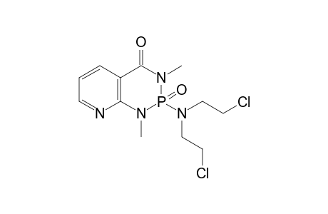 2-[Bis-(2-chloro-ethyl)-amino]-1,3-dimethyl-2-oxo-2,3-dihydro-1H-1,3,8-triaza-2lambda-5-phospha-naphthalen-4-one