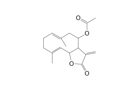 [(6E,10E)-6,10-Dimethyl-3-methylidene-2-oxo-3A,4,5,8,9,11A-hexahydrocyclodeca[B]furan-4-yl] acetate