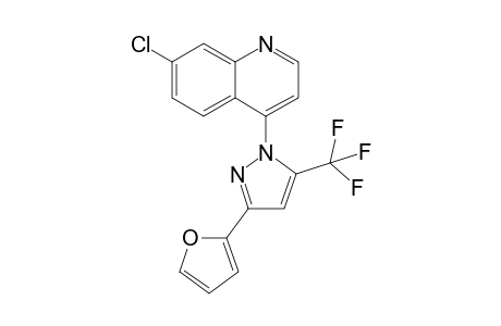 4-[3-(2-FURYL)-5,5,5-TRIFLUOROMETHYL-1H-PYRROL-1-YL]-7-CHLOROQUINOLINE