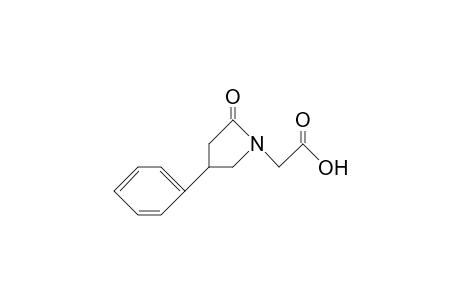 1-Pyrrolidineacetic acid, 2-oxo-4-phenyl-