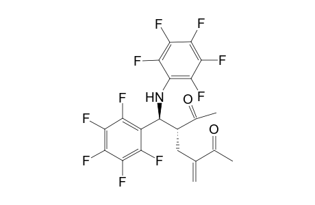 (4,5-trans)-3-Methylene-5-(pentafluorophenylpentafluorophenylaminomethyl)heptane-2,6-dione