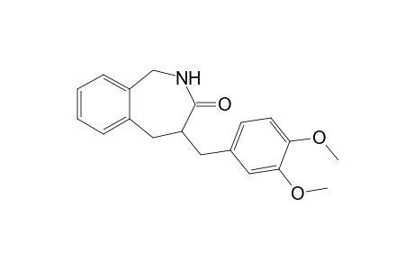 2,3,4,5-Tetrahydro-4-(3',4'-dimethoxybenzyl)-3-oxo-1H-2-benzazepine