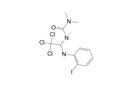 1,1-Dimethyl-3-[2,2,2-trichloro-1-(2-iodo-phenylamino)-ethyl]-urea