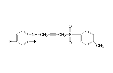 2,4-difluoro-N-[4-(p-tolylsulfonyl)-2-butynyl]aniline