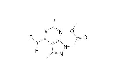 1H-pyrazolo[3,4-b]pyridine-1-acetic acid, 4-(difluoromethyl)-3,6-dimethyl-, methyl ester