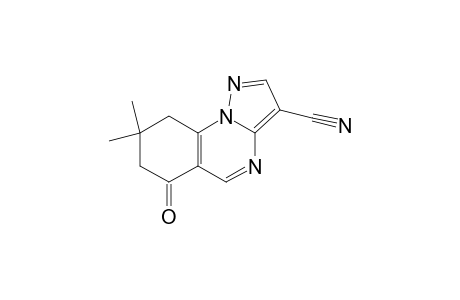 8,8-DIMETHYL-6-OXO-6,7,8,9-TETRAHYDROPYRAZOLO[1,5-a]QUINAZOLINE-3-CARBONITRILE