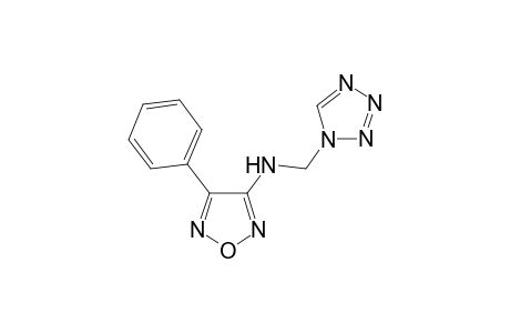 1,2,5-Oxadiazol-3-amine, 4-phenyl-N-(1-tetrazolylmethyl)-