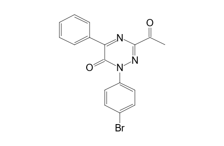 3-Acetyl-1-(4-bromophenyl)-5-phenyl-1H-[1,2,4]triazin-6-one