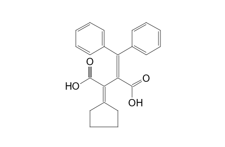 2-cyclopentylidene-3-(diphenylmethylene)succinic acid