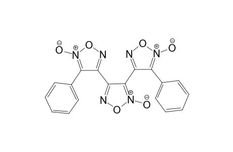 2-Oxidanidyl-4-[2-oxidanidyl-4-(5-oxidanidyl-4-phenyl-1,2,5-oxadiazol-5-ium-3-yl)-1,2,5-oxadiazol-2-ium-3-yl]-3-phenyl-1,2,5-oxadiazol-2-ium