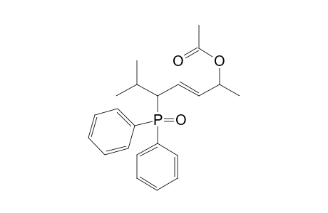 (2RS,5SR)-(E)-5-Dphenylphosphinoyl-6-methylhept-23en-2-yl Acetate