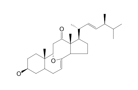 3-BETA-HYDROXY-8-ALPHA,9-ALPHA-OXIDO-8,9-SECOERGOSTA-7,22-DIEN-12-ONE;TYLOPIOL-B