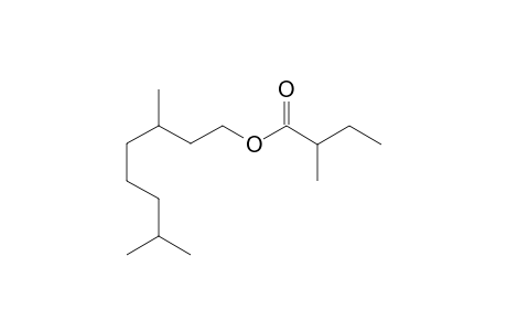 2-Methylbutanoic acid 3,7-dimethyloctyl ester