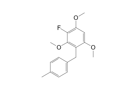 2-Fluoro-1,3,5-trimethoxy-4-(4-methylbenzyl)benzene