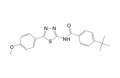 4-tert-butyl-N-[5-(4-methoxyphenyl)-1,3,4-thiadiazol-2-yl]benzamide