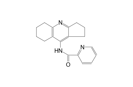 2-pyridinecarboxamide, N-(2,3,5,6,7,8-hexahydro-1H-cyclopenta[b]quinolin-9-yl)-