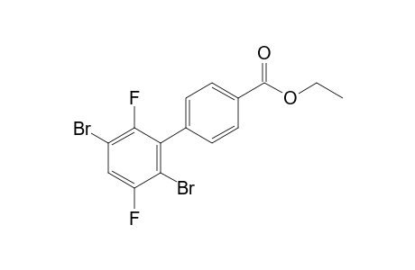 Ethyl 2',5'-dibromo-3',6'-difluoro-[1,1'-biphenyl]-4-carboxylate