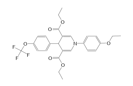 3,5-pyridinedicarboxylic acid, 1-(4-ethoxyphenyl)-1,4-dihydro-4-[4-(trifluoromethoxy)phenyl]-, diethyl ester