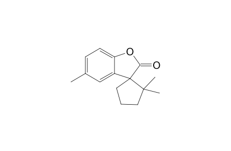 2',2',5-trimethylspiro[1-benzofuran-3,1'-cyclopentane]-2-one