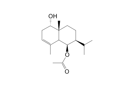 6.beta.-(Acetoxy)eudesm-3-en-1.alpha.-ol