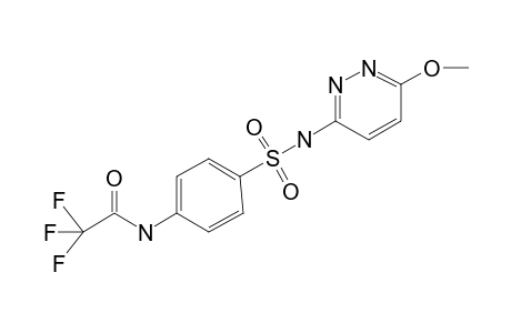 Pyridazine, 3-(4-trifluoroacetylaminophenylsulfonylamino)-6-methoxy-