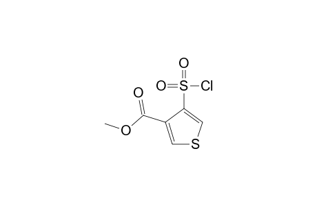 4-Chlorosulfonyl-3-thiophenecarboxylic acid, methyl ester