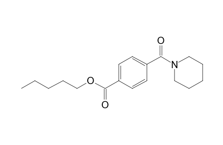 Terephthalic acid, piperidide, pentyl ester