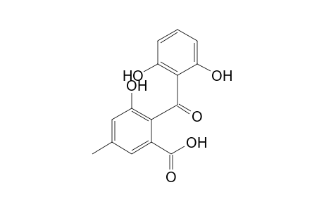 MONODICTYPHENONE;2-(2,6-DIHYDROXYBENZOYL)-3-HYDROXY-5-METHYLBENZOIC_ACID