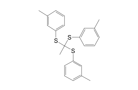 trithioorthoacetic acid, tri-m-tolyl ester