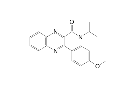 N-Isopropyl-3-(4-methoxyphenyl)quinoxaline-2-carboxamide