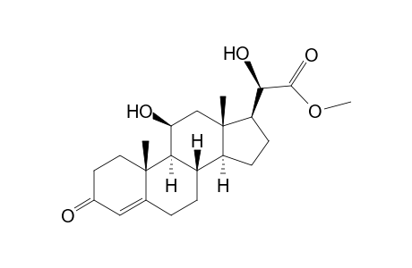 11β,20α-dihydroxy-3-oxopregn-4-en-21-oic acid, methyl ester